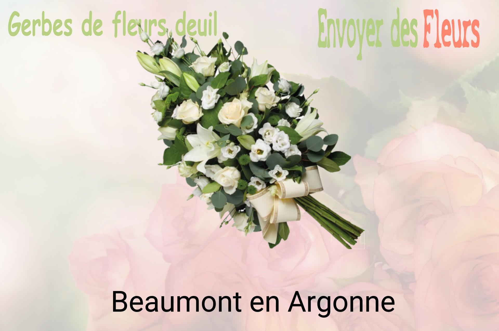 Gerbe de fleurs de deuil livrée à Beaumont-en-Argonne